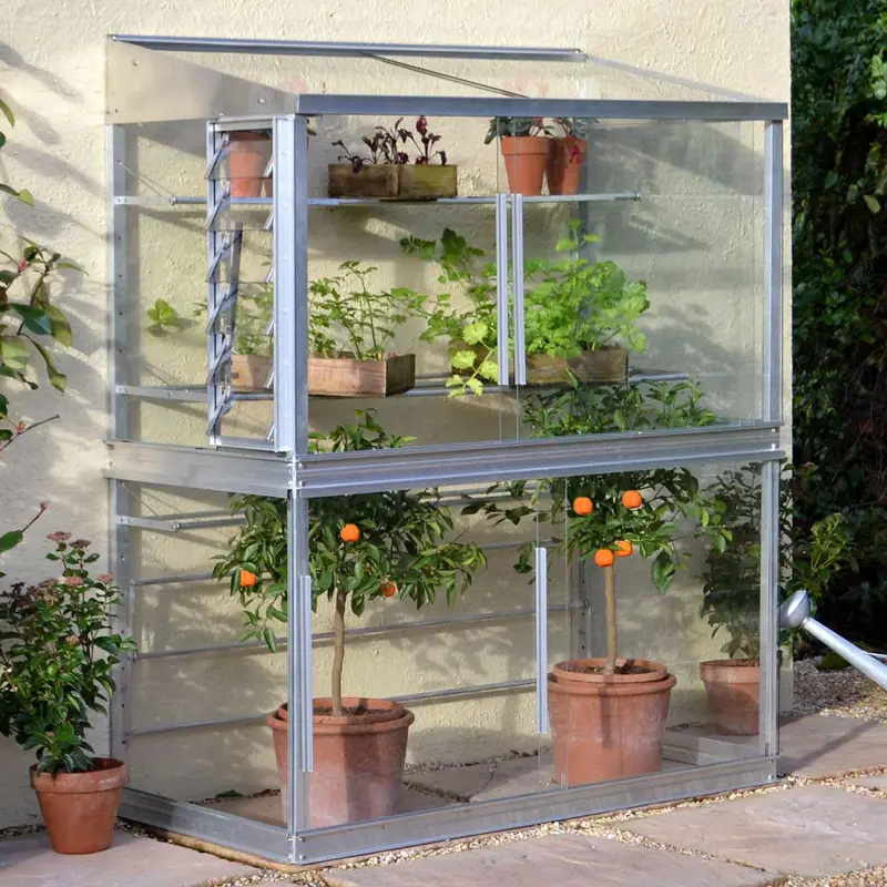 4-Foot Lean-To Wall Garden Frame – Compact Vertical Support System 1