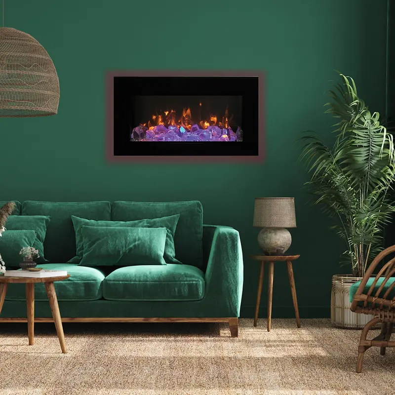 Amantii Wm-Fm-48-5823 48-Inch Built-In Or Wall-Mount Electric Fireplace 1
