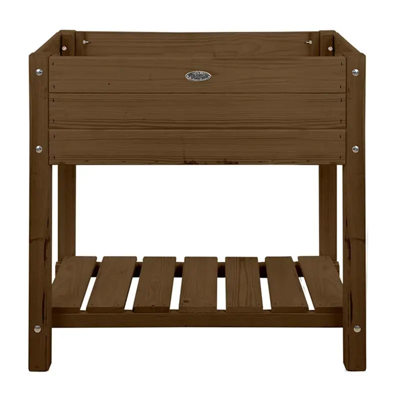 Brown Wooden Raised Garden Bed – Pre-Assembled 1