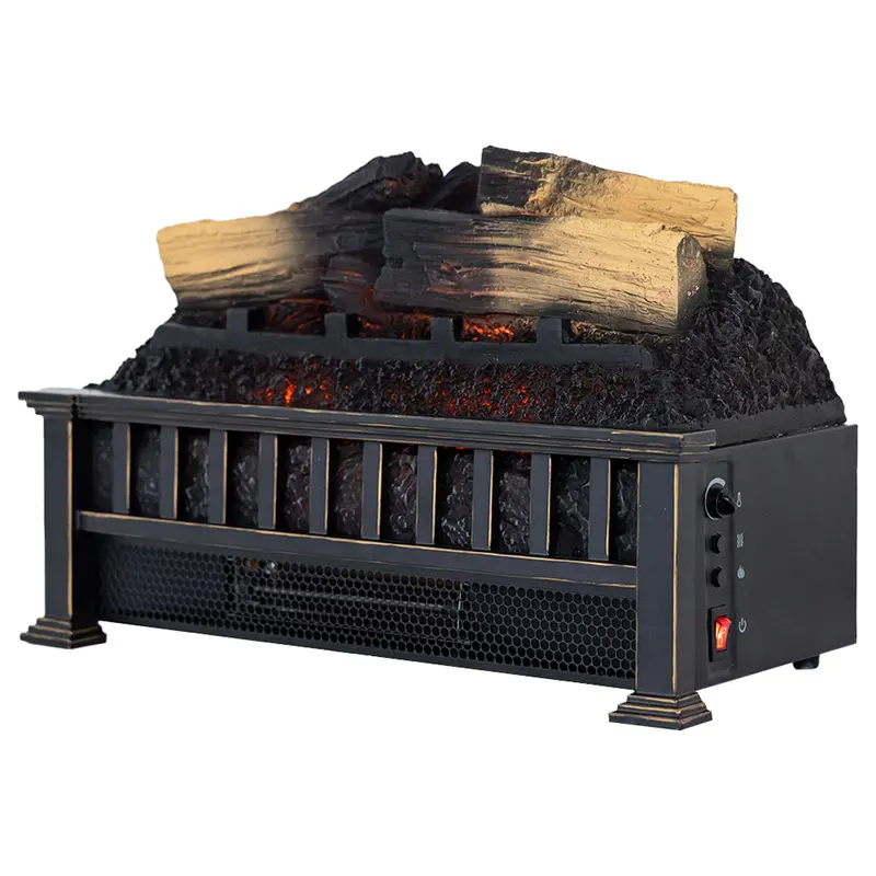 Country Living 20-Inch Electric Fireplace Log Set With Realistic Flame Effect 1