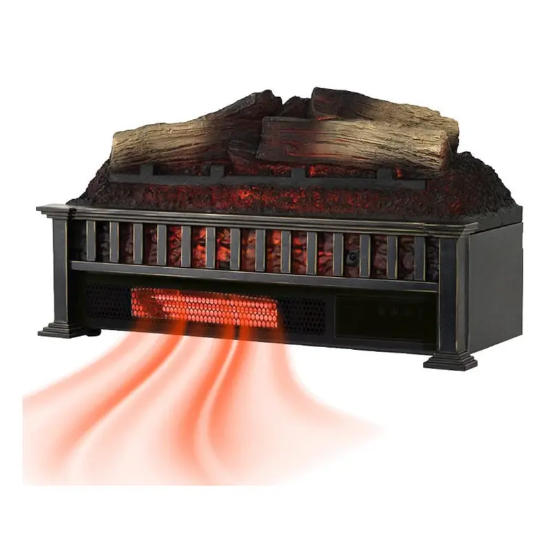 Country Living 23-Inch Infrared Electric Fireplace Log Set With Realistic Flame Effect 1