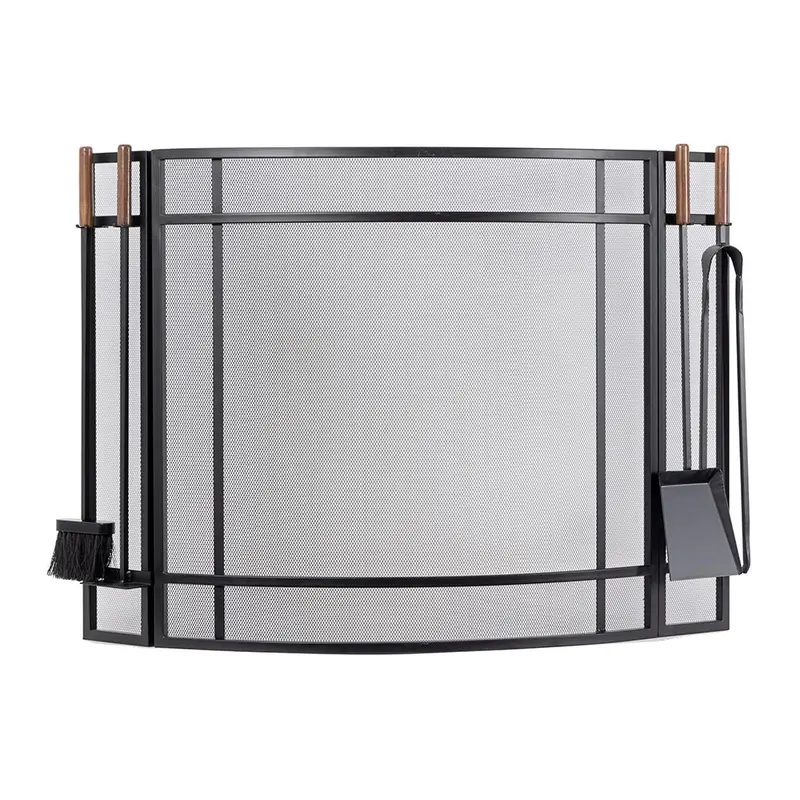 Country Living Mariposa Creek Fireplace Screen With Matching Tool Set 1