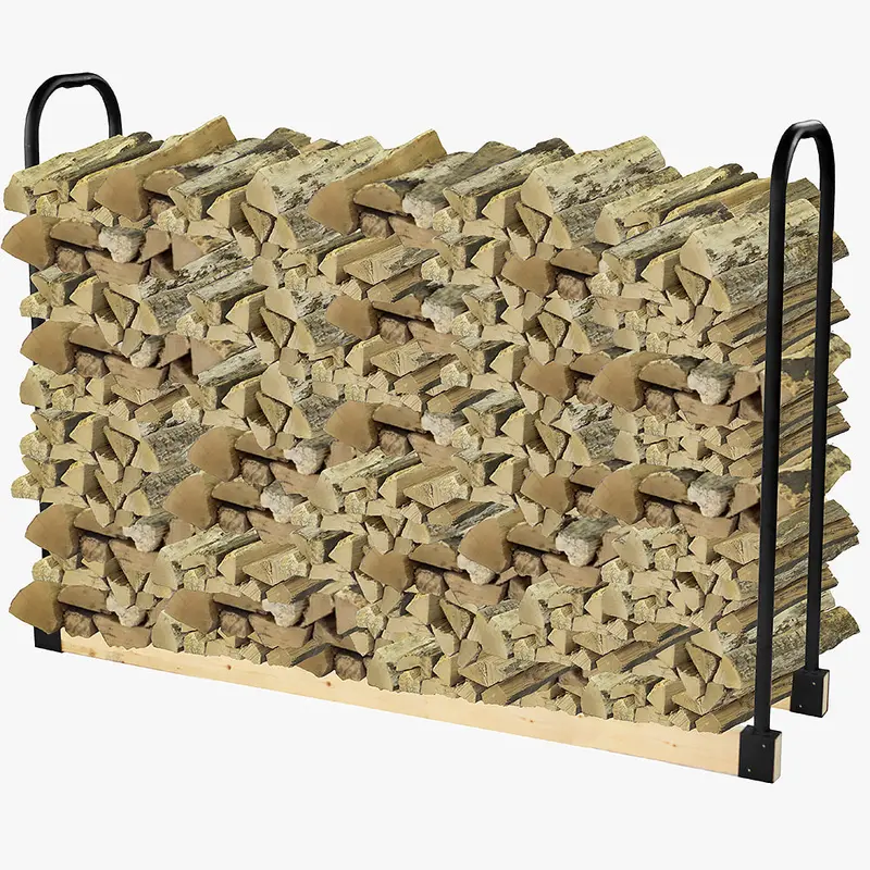 Pleasant Hearth Adjustable Log Rack Bracket Kit For Custom Builds 1