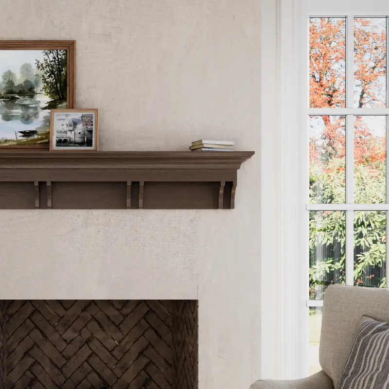 Shipstack Reclaimed Timber Mantel Shelf – Eco-Friendly Hearth Design 1