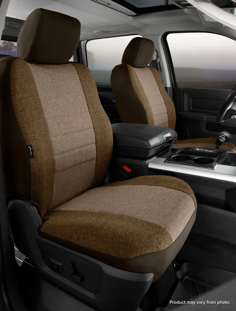 Fia Oe39-21 Taupe Oe30 Series Custom-Fit Front Seat Covers – Tweed Fabric 1