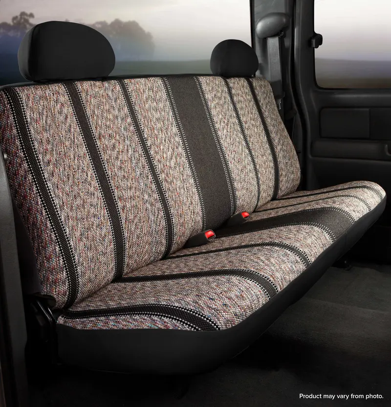 Fia Tr42-5 Black Wine Rear Seat Cover – Wrangler Saddleblanket Style, Custom Fit 1