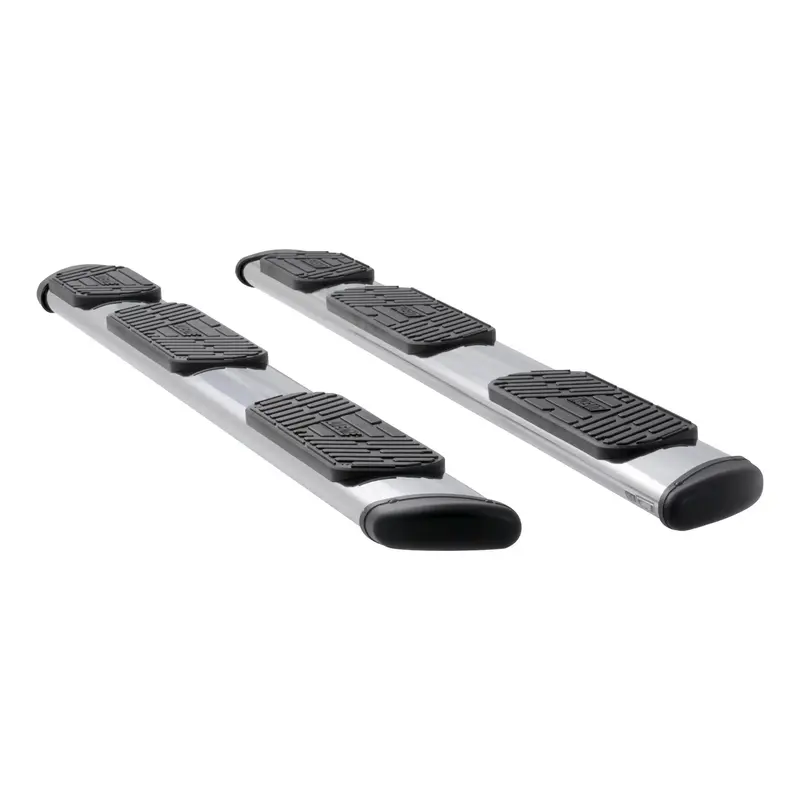 Luverne Regal 7 Polished Stainless Steel Oval Running Boards – 102-Inch W2W, Compatible With Ram 3500 1